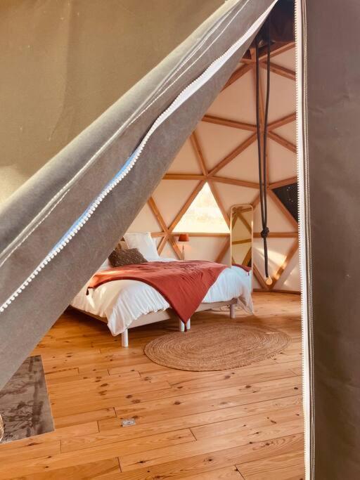 Dome Insolite Cedre Jacuzzi Et Petits Dejeuners Inclus Lagraulet-du-Gers Exterior foto